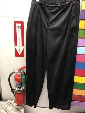 Kbb kahlana womens black sweatpants slacks large thick silky new from target